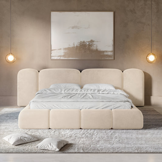 BOCINA Designer Bed with Storage Function