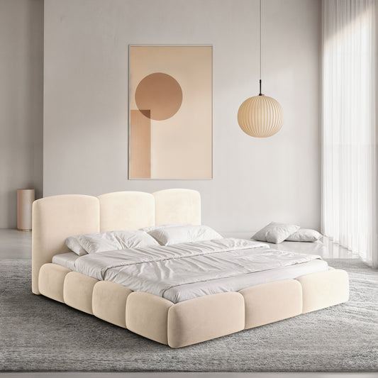 MILITO Designer Bed with Storage Function