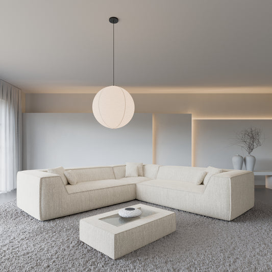 Divano di design AMURE angolare con rivestimento sfoderabile