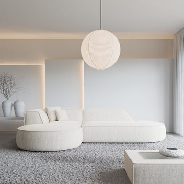 Designer-Sofa AMURE L-Form Lounge mit abnehmbarem Bezug
