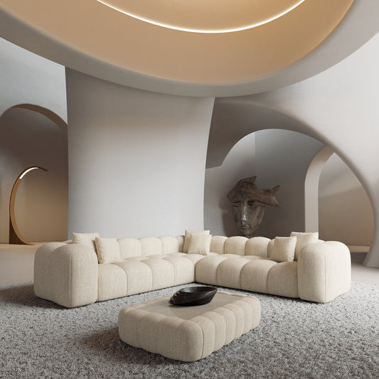 Divano di design NUBE angolare con rivestimento sfoderabile