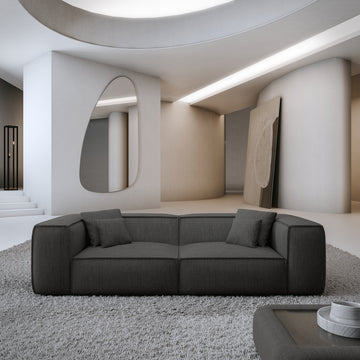 Designer-Sofa VERONA 3-Sitzer mit abnehmbarem Bezug