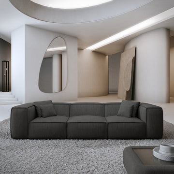 Designer-Sofa VERONA 4-Sitzer mit abnehmbarem Bezug
