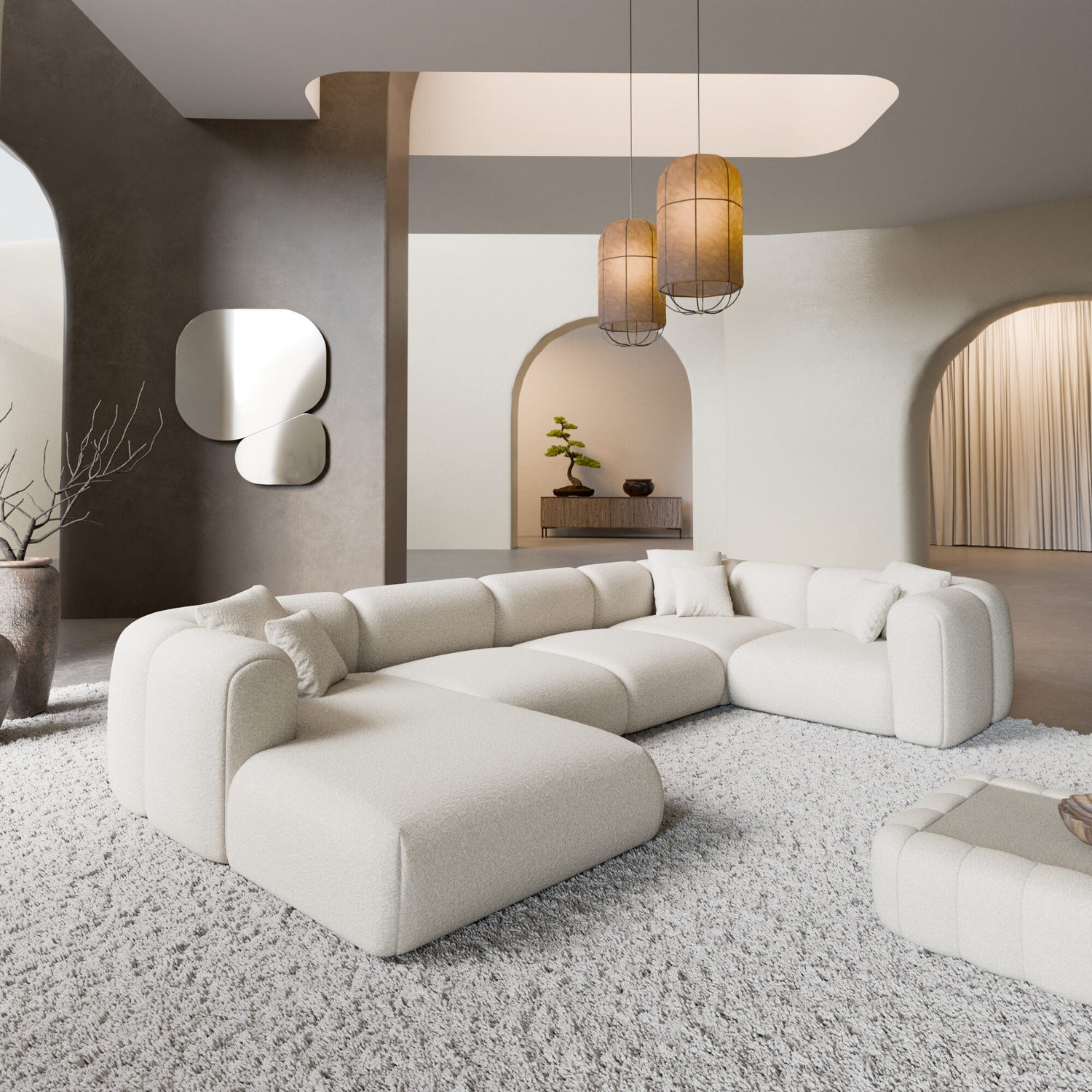 Designer Sofa FIONA U XL Form