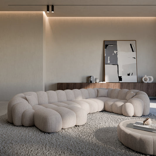 Sofá de diseñador MONDO en forma U XL
