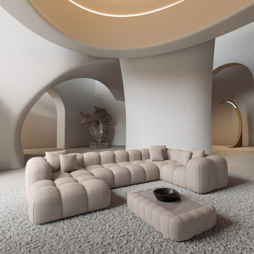 Canapé design NUBE U XL avec fonction lit