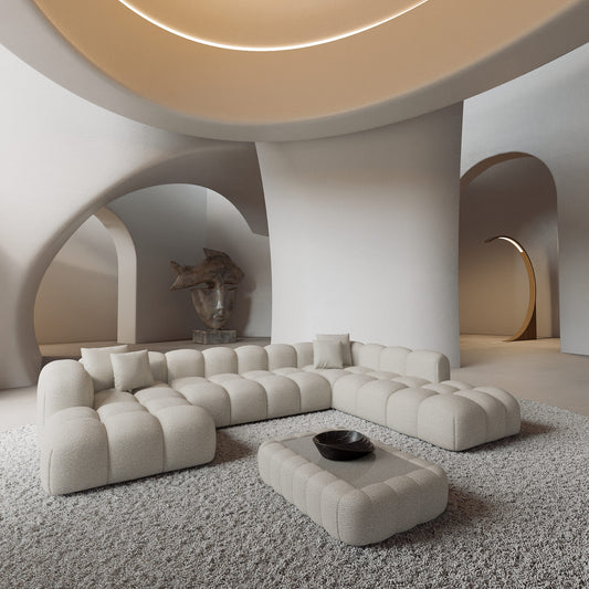 Sofá de diseño NUBE en forma de U XXL con lounge