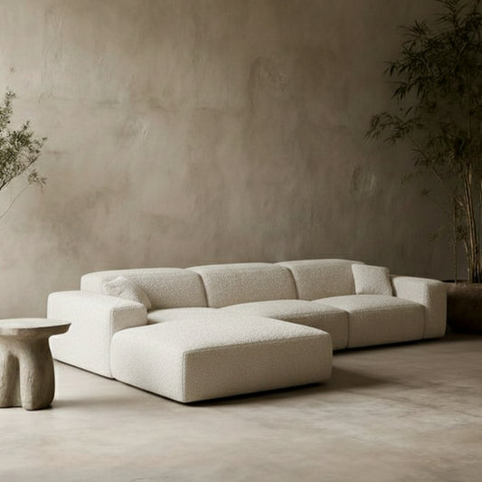 VANASCA Sofá en Forma L con Función Relax Eléctrica