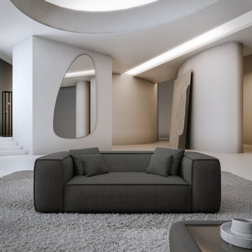 Designer-Sofa VERONA 2-Sitzer mit abnehmbarem Bezug