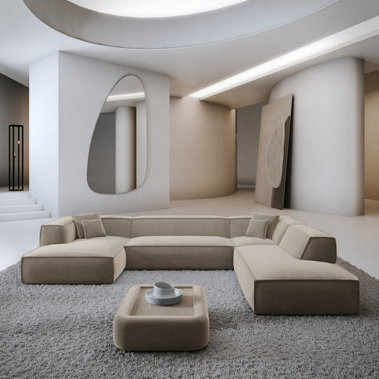 Designer Sofa VERONA U-Form XXL Lounge