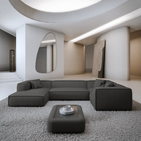 Divano di design VERONA U Form XL con rivestimento sfoderabile