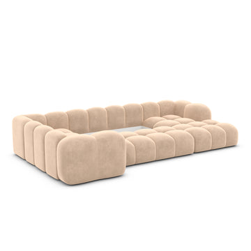 Designer Sofa NUBE U XL Form with Bed Function