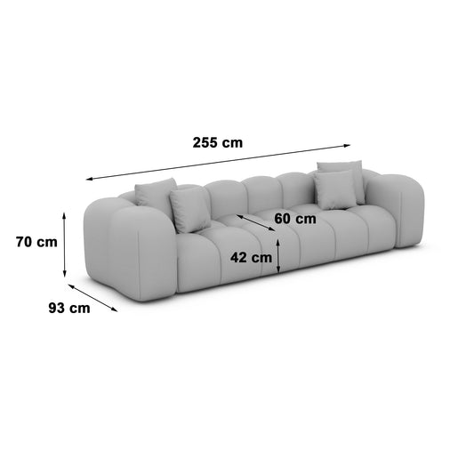 Designer Sofa NUBE - 4 Seater